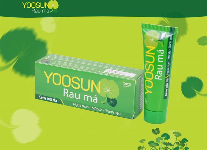 Kem Bôi Da Yoosun Rau Má Ngừa Mụn, Mát Da, Tránh Sẹo