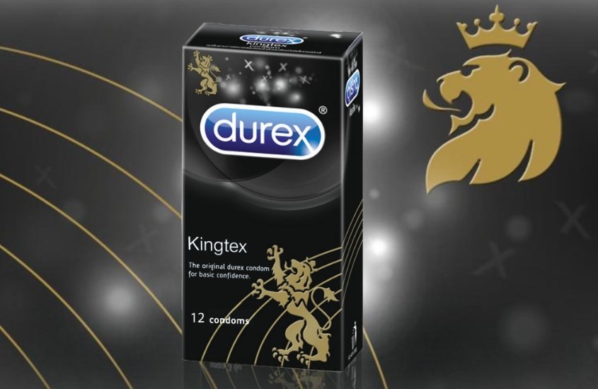 Hộp 12 cái bao cao su Durex Kingtex 49 mm