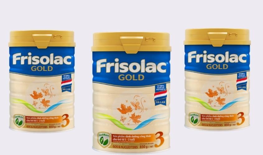 Sữa bột Frisolac Gold số 3 850g (12 - 24 tháng)