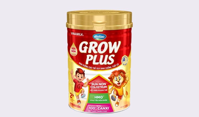 Sữa bột Dielac Grow Plus 2+ 850g (2 - 10 tuổi)