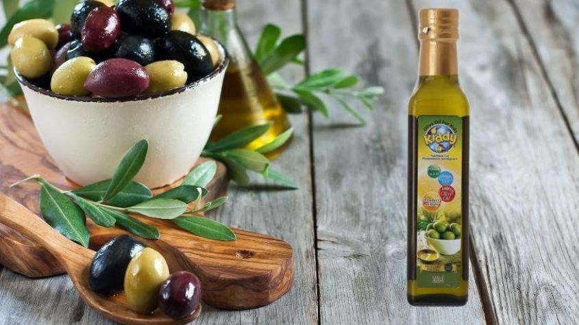 Dầu olive Kiddy ăn dặm cho bé chai 250 ml