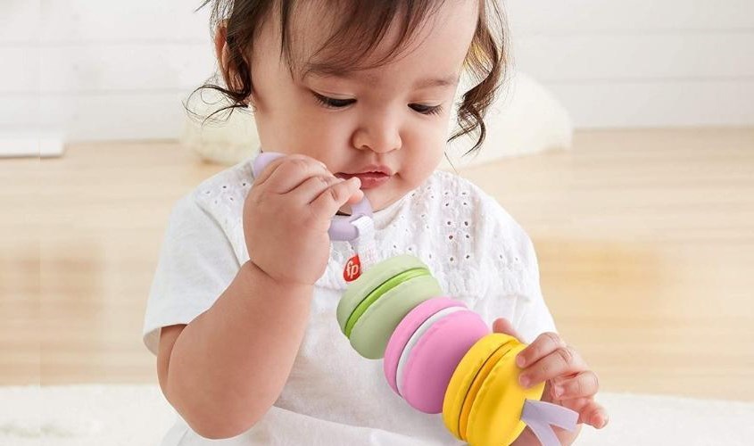Đồ chơi lục lạc macaron Fisher Price 19 GRR45 Đồ chơi lục lạc macaron Fisher Price 19 GRR45