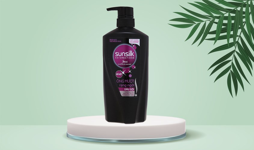 Dầu Gội Sunsilk Shiny Đen Bóng 631ml