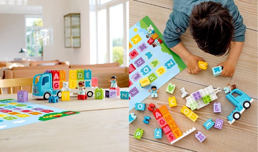 Đồ chơi lắp ráp đoàn tàu học chữ Lego Duplo 10915 (36 chi tiết)