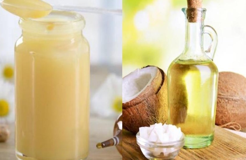 Mặt nạ sữa ong chúa và dầu dừa sẽ giúp da trở mềm mịn hơn