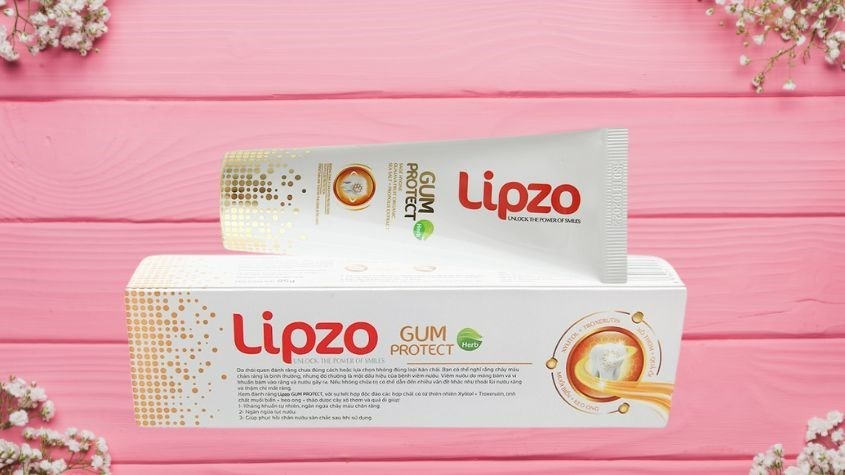 Kem đánh răng Lipzo Herb Gum Protect 95g