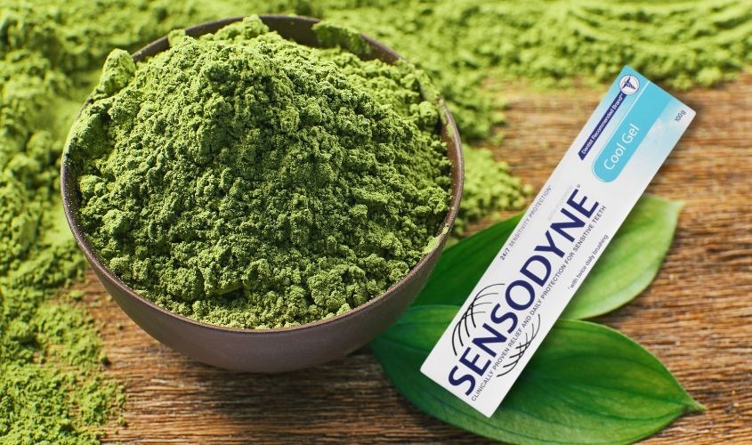 Cách đầu gối hết thâm hiệu quả bằng kem đánh răng và bột trà xanh