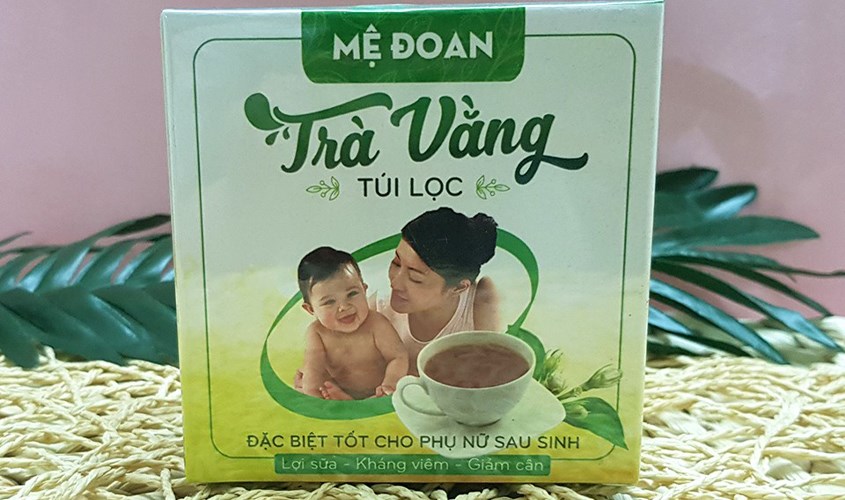 Trà vằng túi lọc Mệ Đoan lợi sữa, kháng viêm và giảm cân 150g