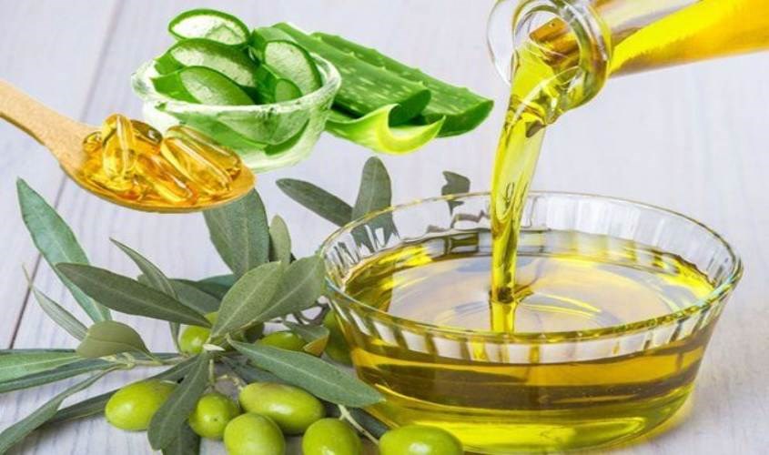 Dầu oliu và nha đam