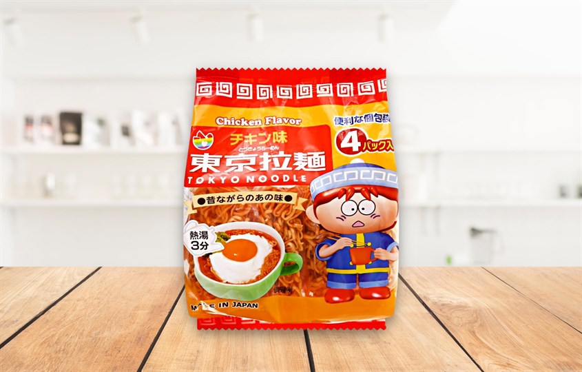 4 gói mì ăn dặm gà Tokyo Noodle 120g (từ 1 tuổi)