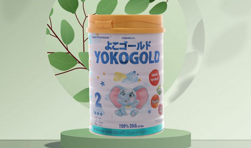 Sữa bột Vinamilk Yoko Gold số 2 850g (12 - 24 tháng)