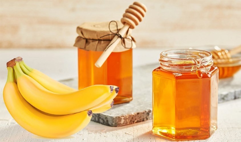 Dưỡng tóc bằng mật ong và chuối
