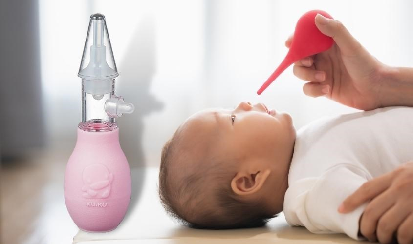 Dụng cụ hút mũi KuKu KU5373A dạng bóp