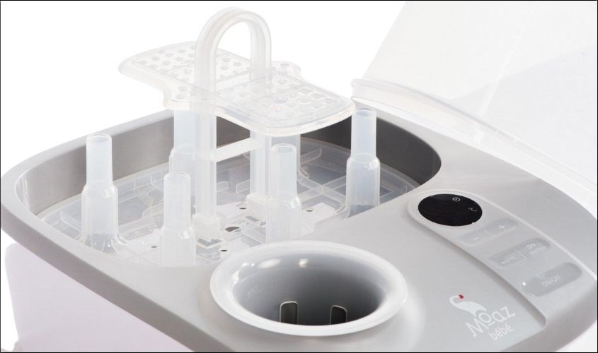 Máy tiệt trùng Moaz BéBé MB-005 sử dụng công nghệ hơi nước