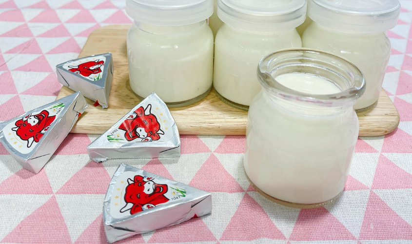 Sữa chua phô mai con bò cười có yêu cầu cao về mặt thành phẩm Sữa chua phô mai con bò cười có yêu cầu cao về mặt thành phẩm