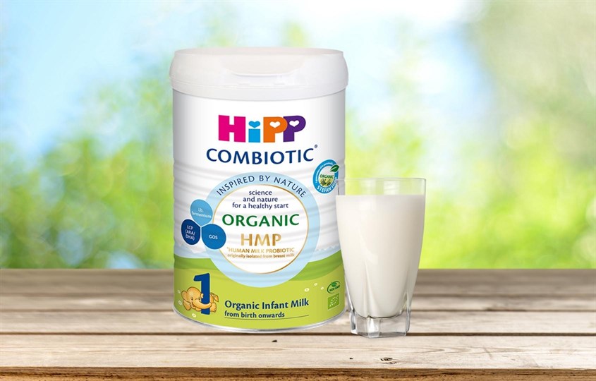 Sữa bột HiPP Organic Combiotic vị nhạt thanh số 1 800g (0 - 6 tháng)