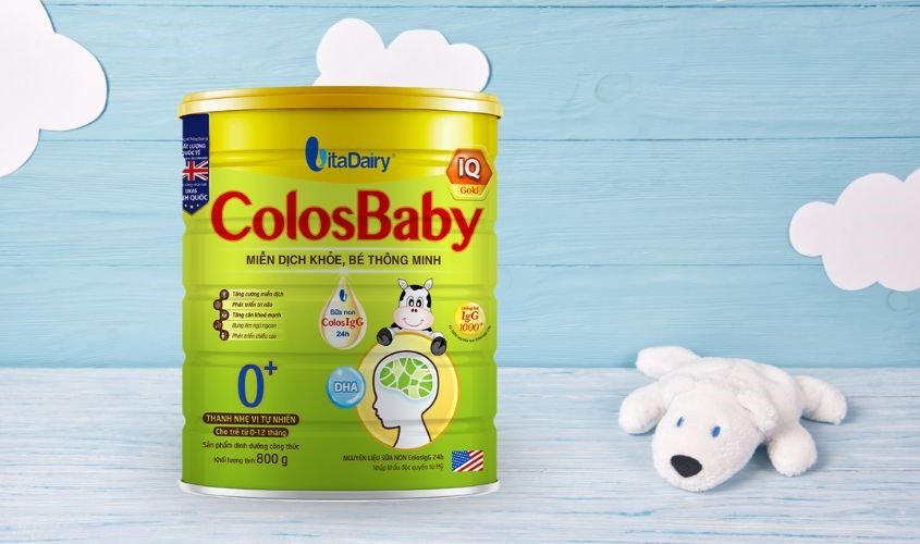 Sữa bột ColosBaby IQ Gold 0+ hương vani 800g (0 - 12 tháng)