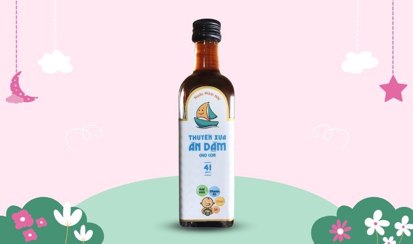 Nước mắm Thuyền Xưa ăn dặm cho bé 41°N chai 250 ml (từ 1 tuổi)