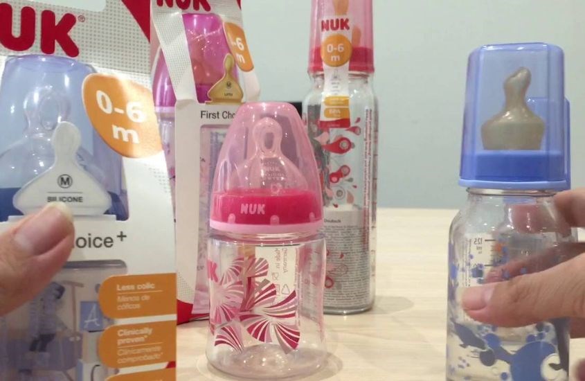 Bình sữa Nuk có chất liệu an toàn, đa dạng dung tích và giá cả rất phải chăng cho mẹ an tâm lựa chọn