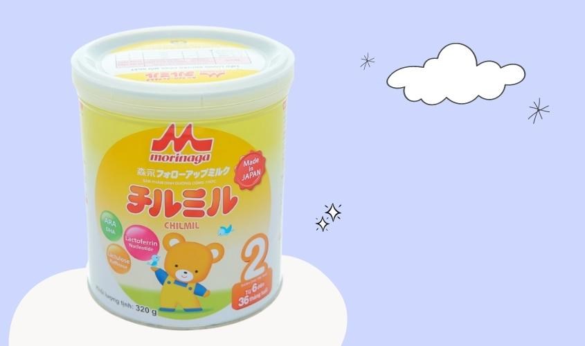 Sữa bột Morinaga Chilmil số 2 320g (6 - 36 tháng)