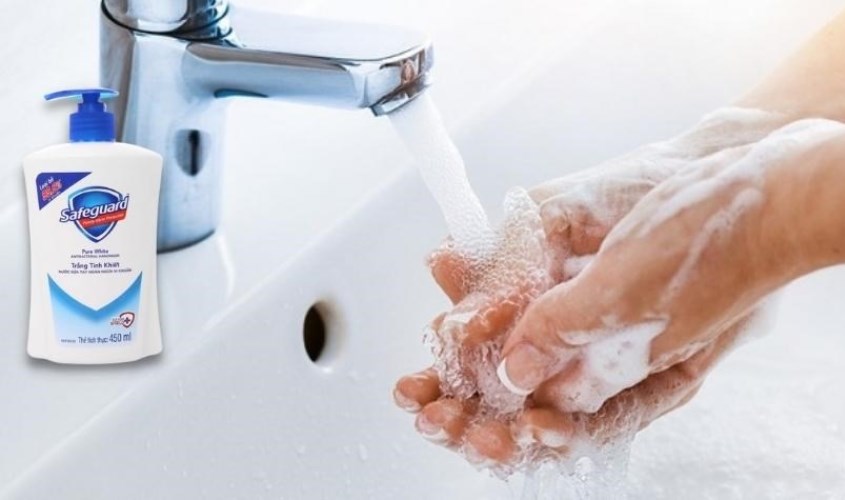 Nước rửa tay Safeguard hương tươi mát chai 450 ml