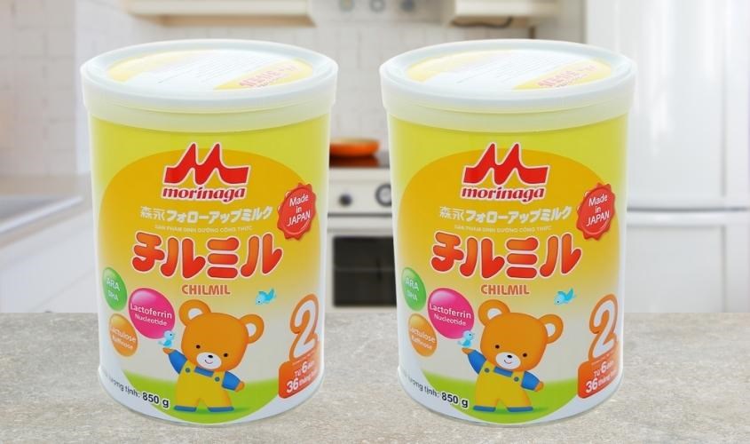 Sữa bột Morinaga Chilmil số 2 850g (6 - 36 tháng)