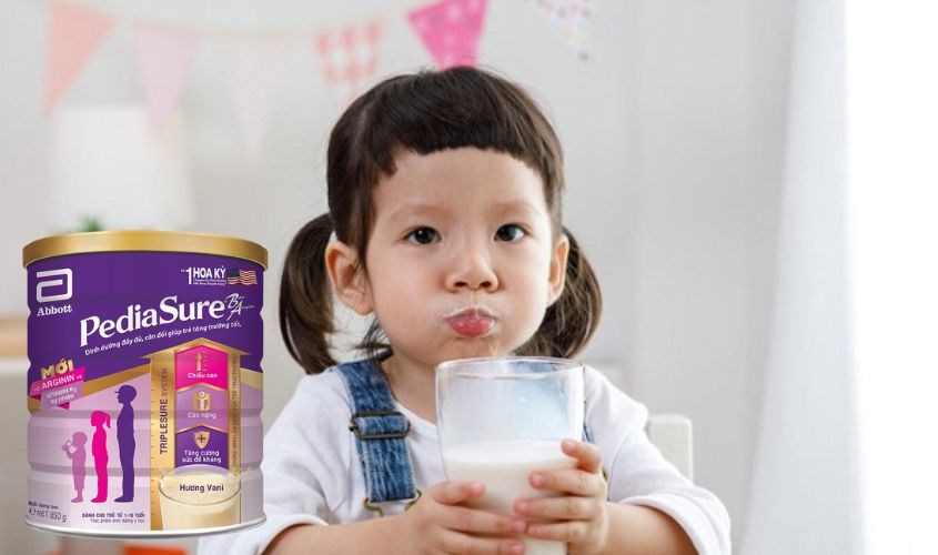 Sữa Pediasure chỉ nên dùng cho trẻ từ 1 đến 10 tuổi