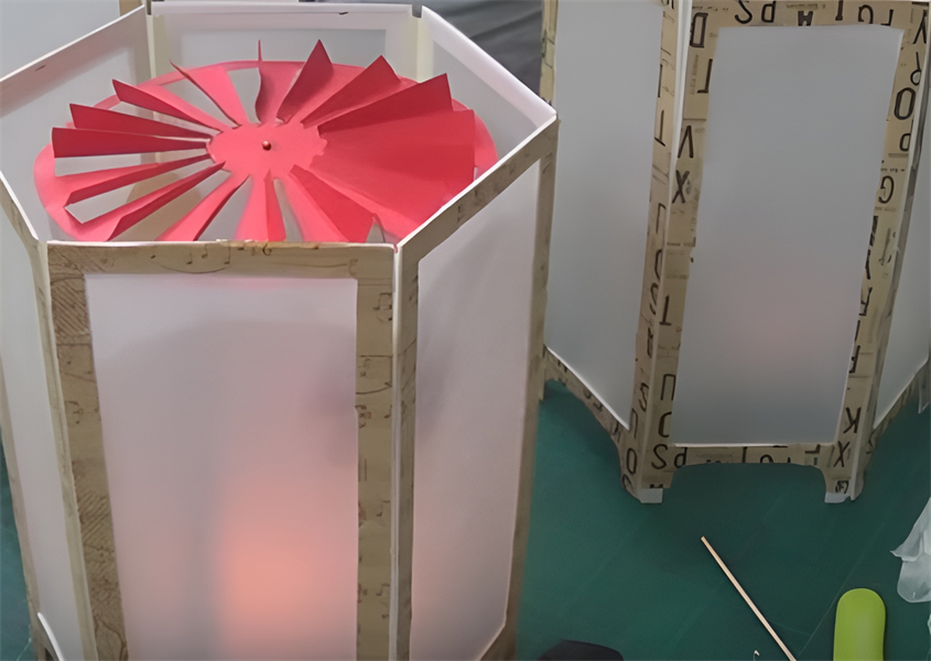 Lồng đèn kéo quân siêu đơn giản cho bé