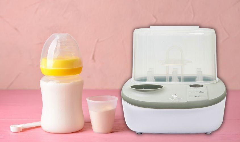 Máy tiệt trùng sấy khô và hâm sữa đa năng Moaz BéBé MB-005 