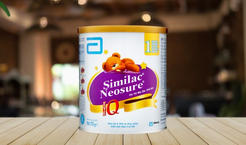 Sữa bột Similac Neosure Eye-Q 370g (0 - 12 tháng)