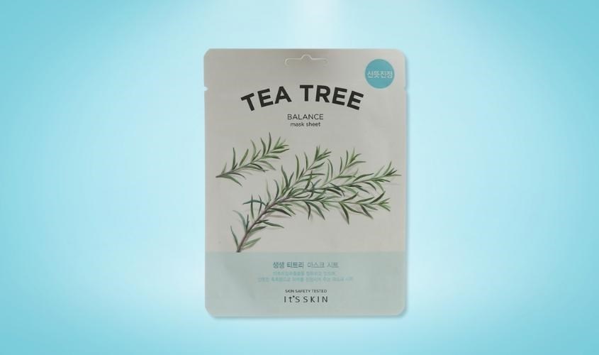 Mặt nạ giấy tinh chất Tràm Trà ngăn ngừa mụn It's Skin 18g