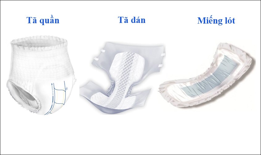 Phân loại tã theo thiết kế