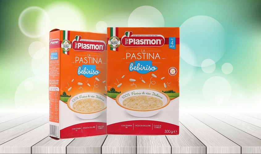 Mì ý ăn dặm bột gạo Plasmon Bebiriso Pastina 300g dành cho bé từ 4 tháng Mì ý ăn dặm bột gạo Plasmon Bebiriso Pastina 300g dành cho bé từ 4 tháng