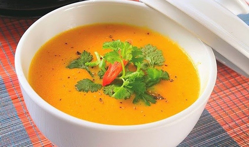 Cháo trứng nấu với quả bơ Cháo trứng nấu với quả bơ