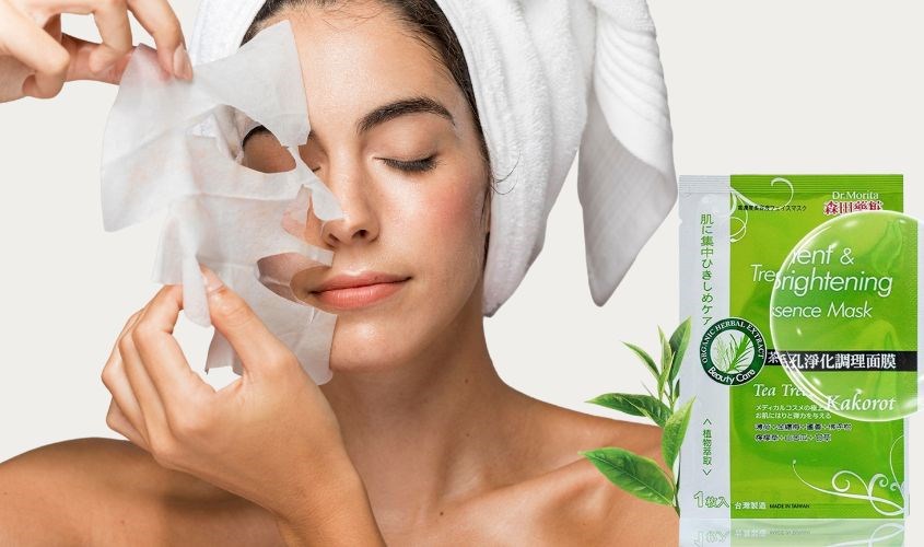 Không nên đắp mặt nạ Dr.Morita Tràm Trà quá lâu trên da