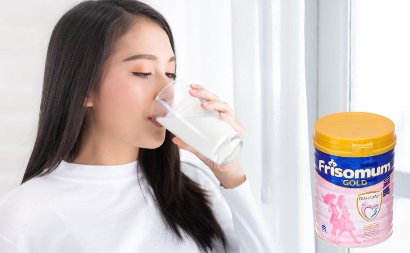 Sữa bầu Frisomum Gold hương cam 900g