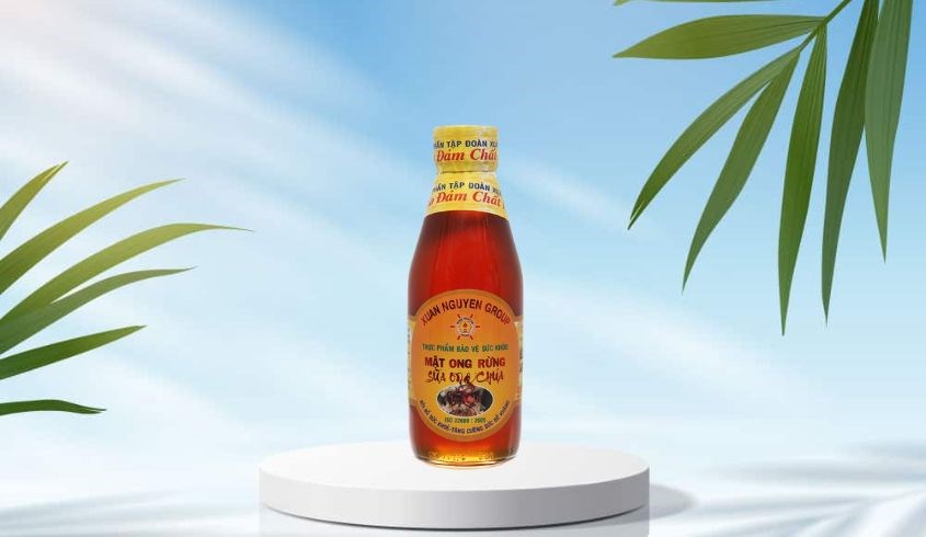 Mật ong rừng nguyên chất pha sữa ong chúa Xuân Nguyên 200 ml