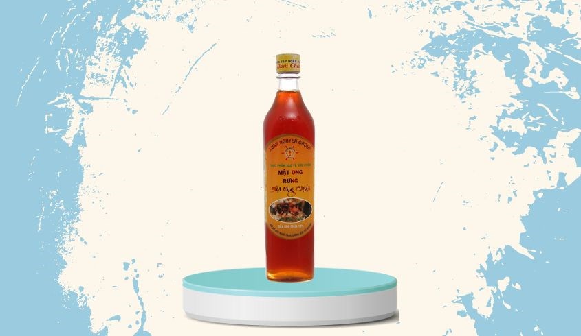 Mật ong rừng nguyên chất pha sữa ong chúa Xuân Nguyên 500 ml