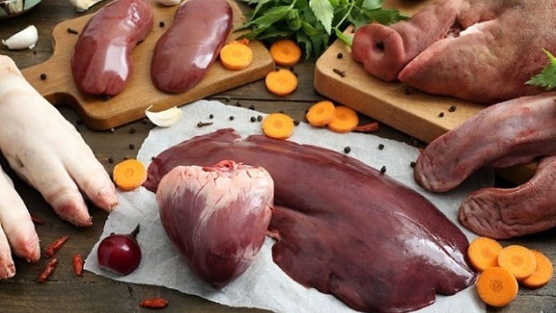 Lượng cholesterol trong nội tạng động vật có thể để lại tác động xấu cho hoạt động của gan