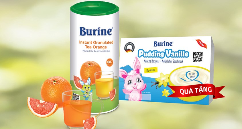 Burine mang đến bữa ăn dặm thơm ngon cho bé Burine mang đến bữa ăn dặm thơm ngon và đầy đủ dinh dưỡng cho bé