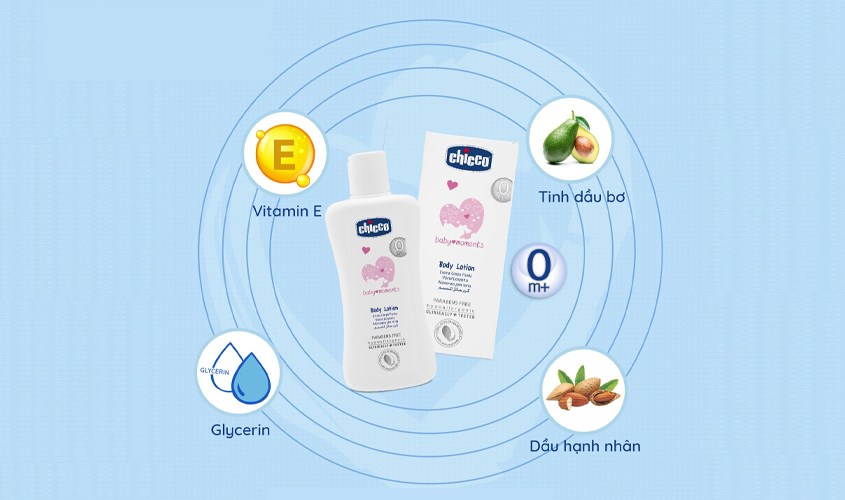 Kem dưỡng ẩm cho bé Chicco