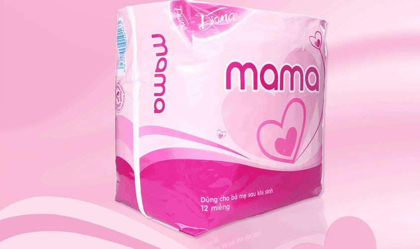  Băng vệ sinh cho mẹ sau sinh Diana Mama không cánh 12 miếng