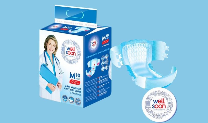 Bỉm Well soon đảm bảo vệ sinh khi sử dụng