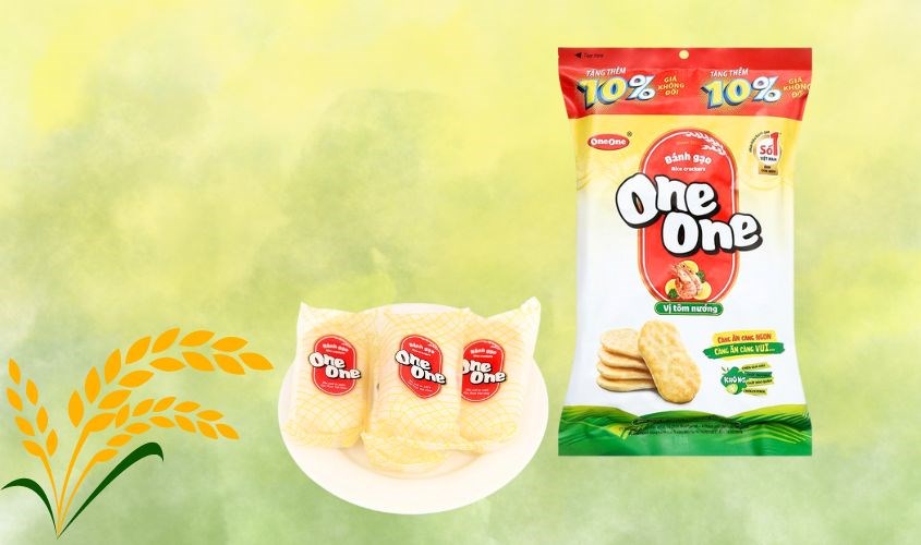 Bánh gạo One One vị tôm nướng gói 150g (từ 8 tháng) Bánh gạo One One vị tôm nướng gói 150g (từ 8 tháng)