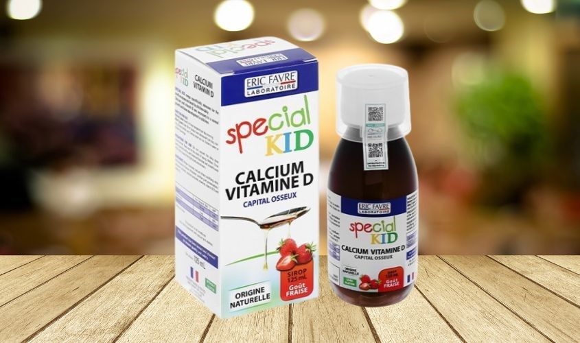 Siro Special Kid Calcium Vitamine D phát triển chiều cao 125 ml (từ 2 tuổi)