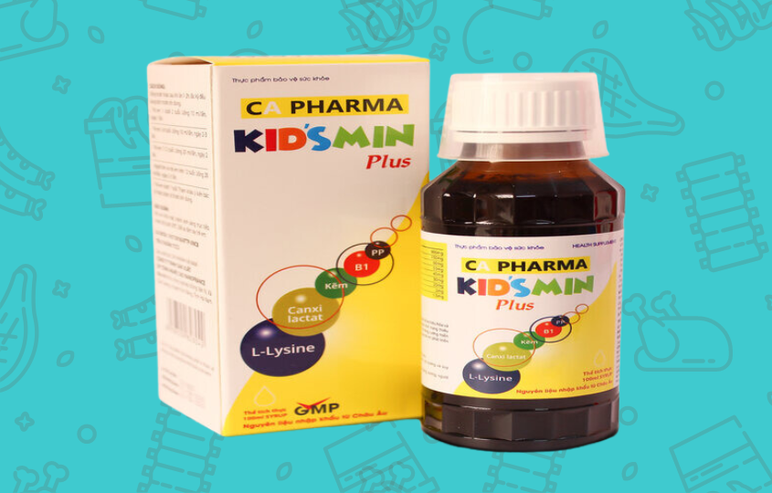 Trẻ bị suy dinh dưỡng nên sử dụng Siro Kentek Kidsmin