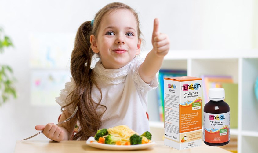 Siro Pediakid 22 Vitamines bổ sung vitamin và khoáng chất 125 ml 