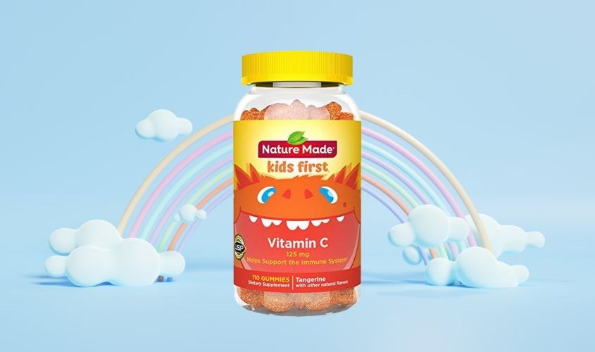 Kẹo dẻo bổ sung vitamin Nature Made Kids First Vitamin