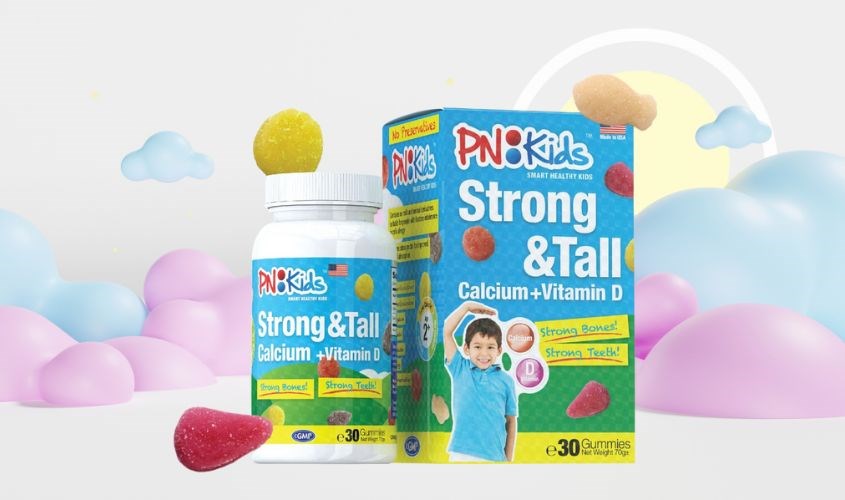 Viên nhai PN Kids Strong & Tall phát triển xương và răng 30 viên