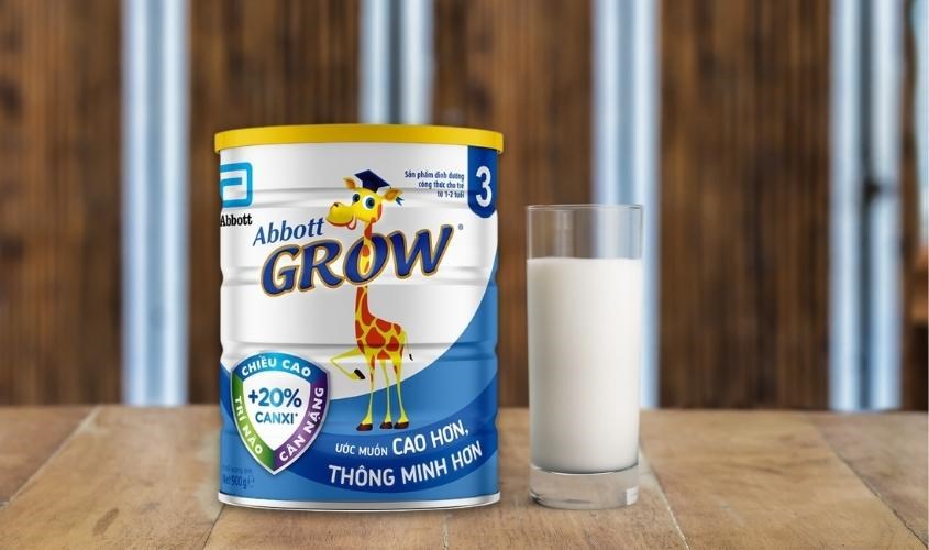 Sữa bột Abbott Grow số 3 hương vani 900g (12 - 24 tháng)